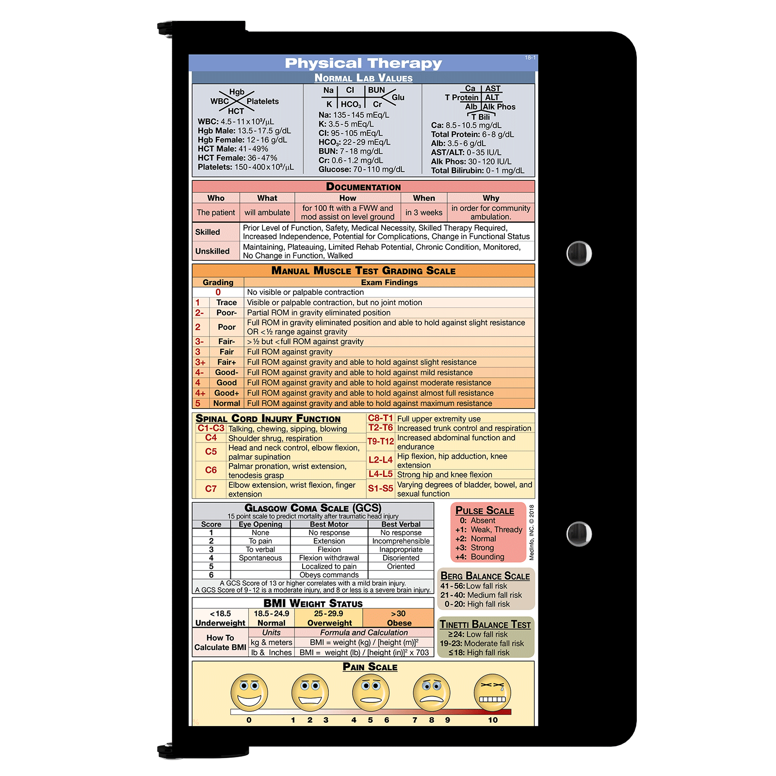 WhiteCoat Clipboard - Physical Therapy Edition