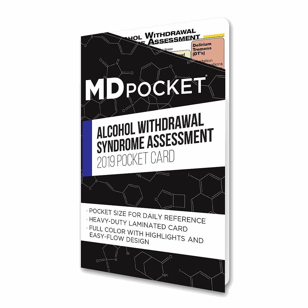 Alcohol Withdrawal Assessment Card