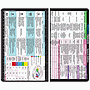WhiteCoat Clipboard Speech Language Pathology Adhesive Reference Label
