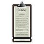 Tall Menu Clipboard