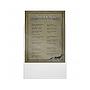 Letter Size Menu Cover